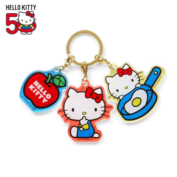 sanrio ハローキティ 3連チャームキーホルダー(フード sanrio ハローキティ 3連チャームキーホルダー(フード