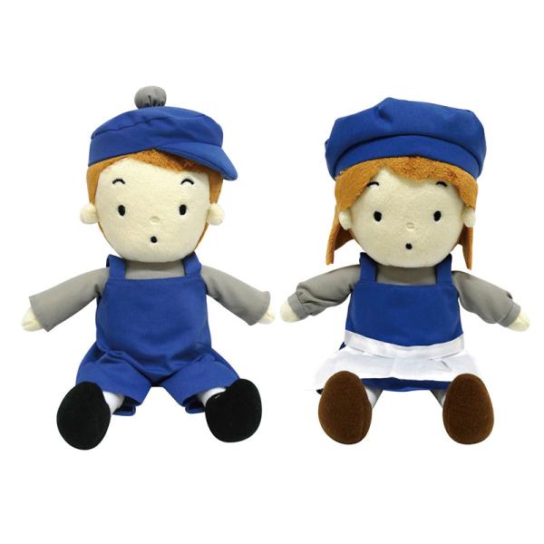 サンリオ　ぬいぐるみ　ボードビルデュオ　エディ&エミィ　ヴィンテージレトロ sanrio ザ・ボードビルデュオ ペアぬいぐるみ（ヴィンテージ