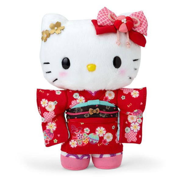 Sanrio キティ　着物　浴衣　2000年　ぬいぐるみ　新品タグ付き sanrio_n-2410-067211