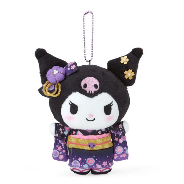 クロミのいたずら大作戦　ハンギョドン 黒　マスコットホルダー サンリオ 真っ黒クロミのいたずら大作戦 マスコットホルダー