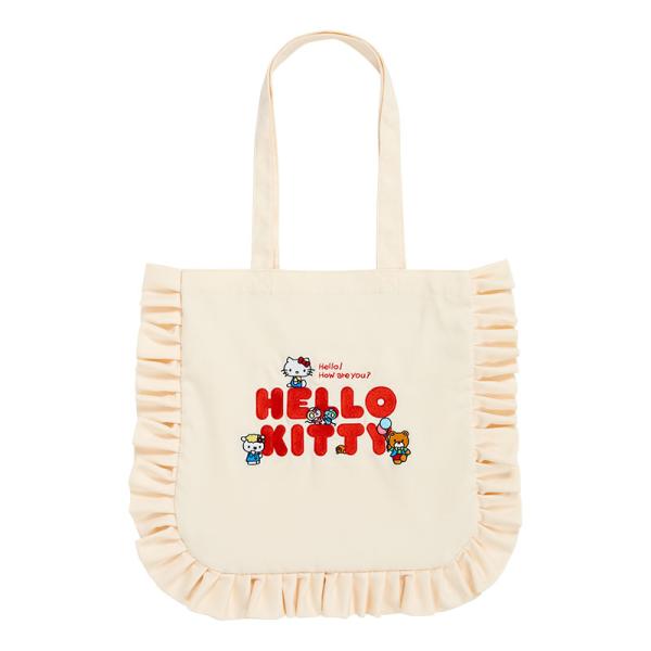 レア✨未使用品　ハローキティ　ワンショルダーバッグ　フリル　平成レトロ　サンリオ レア✨未使用品 ハローキティ ワンショルダーバッグ フリル 平成