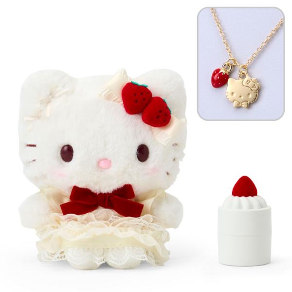 sanrio ハローキティ ぬいぐるみ&ネックレス(ショートケーキ sanrio ハローキティ ぬいぐるみ&ネックレス(ショートケーキ
