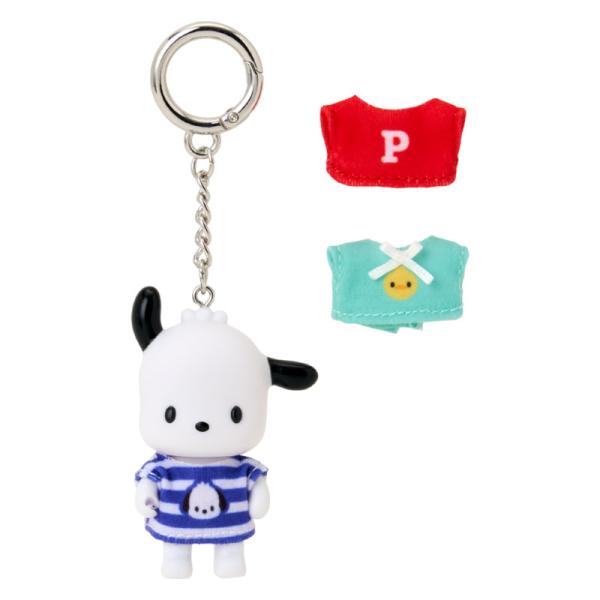 sanrio ポチャッコ 着せ替え付きキーホルダー(おきがえデザイン sanrio ポチャッコ 着せ替え付きキーホルダー(おきがえデザイン