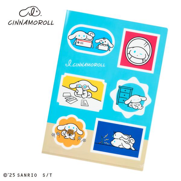 サンリオ シナモロール シナモン Aクリアファイル メロウブラック サンリオ シナモロール シナモン Aクリアファイル メロウブラック