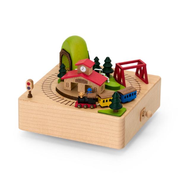 sanrio 木製オルゴール 駅と汽車 : サンリオオンラインショップ - 通販