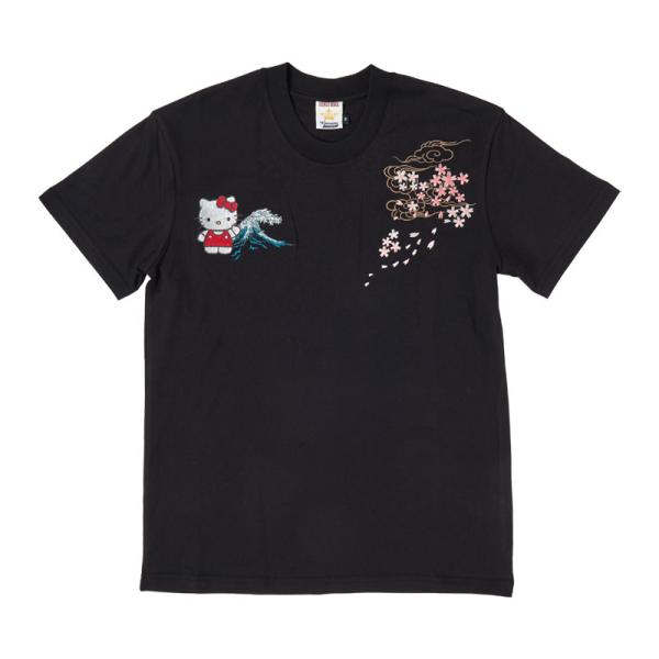 sanrio ハローキティ Tシャツ（龍頭） L : サンリオオンライン