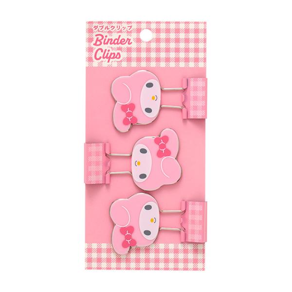 sanrio（サンリオ） マイメロディ ダブルクリップ 3個セット : 公式