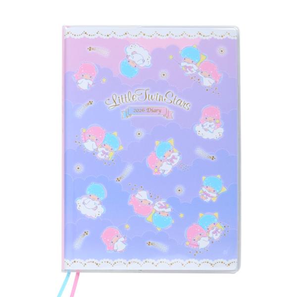 sanrio リトルツインスターズ B6ダイアリー（横罫タイプ） 2026