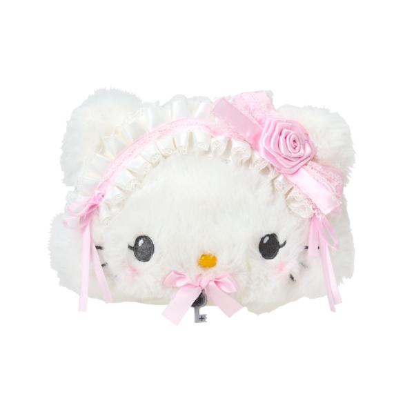 ⭐️Sanrio チャーミーキティ　激レアポーチ⭐️ sanrio チャーミーキティ フェイス形ポーチ（ホワイトフリル