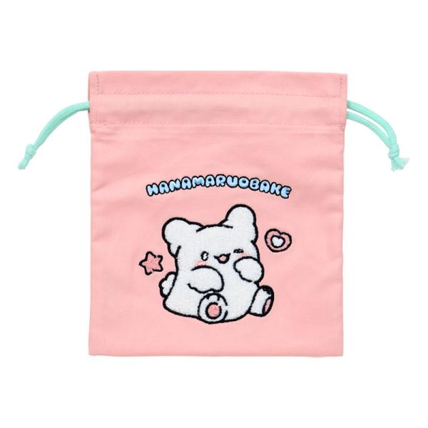 sanrio（サンリオ） はなまるおばけ サガラ刺繍巾着（パステルスイーツ