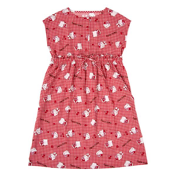 sanrio（サンリオ） ハローキティ 半袖ルームワンピース（ギンガム