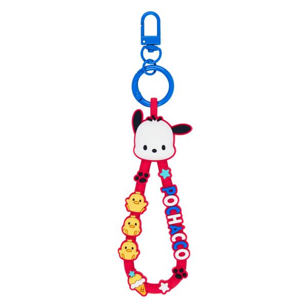 sanrio（サンリオ） ポチャッコ ラバーコードキーホルダー