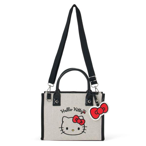sanrio（サンリオ） ハローキティ チャーム付きスクエア2WAYバッグ