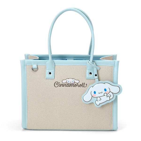 sanrio（サンリオ） シナモロール チャーム付きスクエアトートバッグ