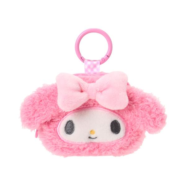 sanrio（サンリオ） マイメロディ フェイス形カラビナ付きミニポーチ