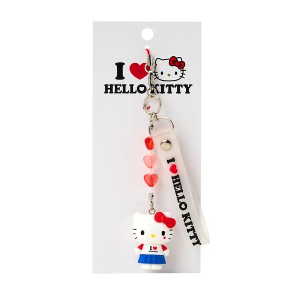 sanrio（サンリオ） ハローキティ ストラップ（I LOVE SANRIO