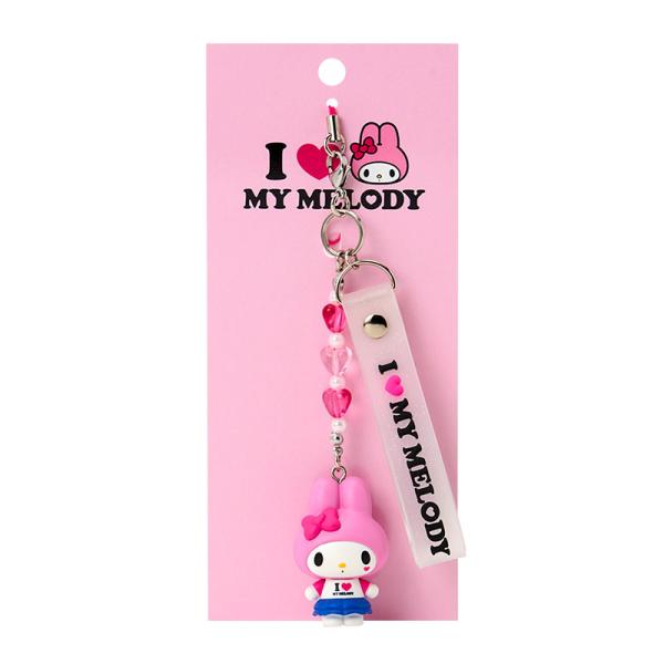 マイメロディ　ストラップ　サンリオ sanrio（サンリオ） マイメロディ ストラップ（I LOVE SANRIO