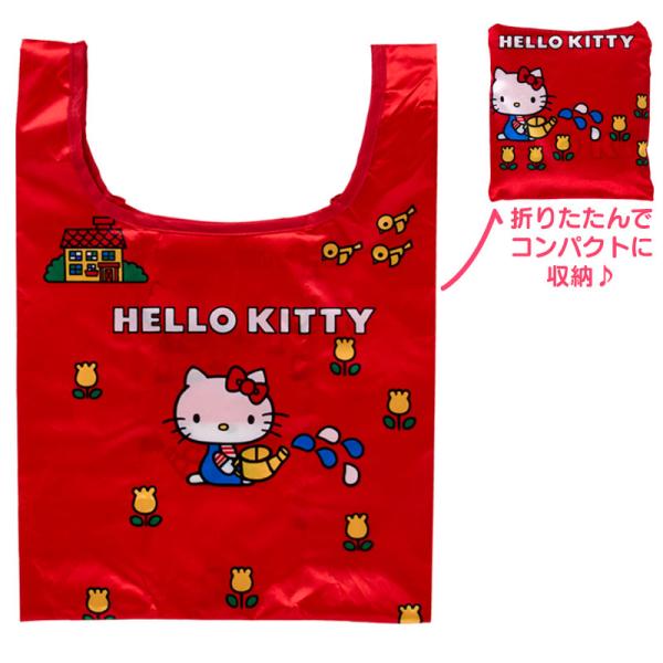 sanrio（サンリオ） ハローキティ ミニエコバッグ レッド : 公式