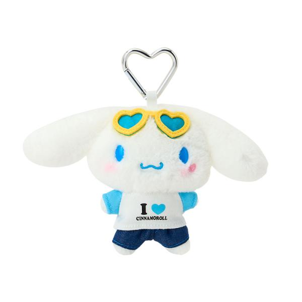 シナモロール ぬいぐるみ マスコットホルダー ホワイトクリスマス 2015 sanrio（サンリオ） シナモロール マスコットホルダー（I LOVE SANRIO
