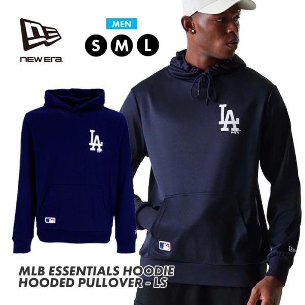 MLB ドジャース フーディ ネイビーM 新品未使用 NEW ERA（ニューエラ） 爆買 パーカー メンズ プルオーバー フーディー