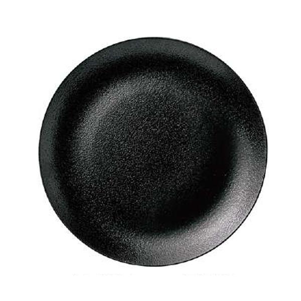 【代引不可】業務用　和風中華 黒耀　メタ玉26cm皿　［260×28(mm)］　35000071