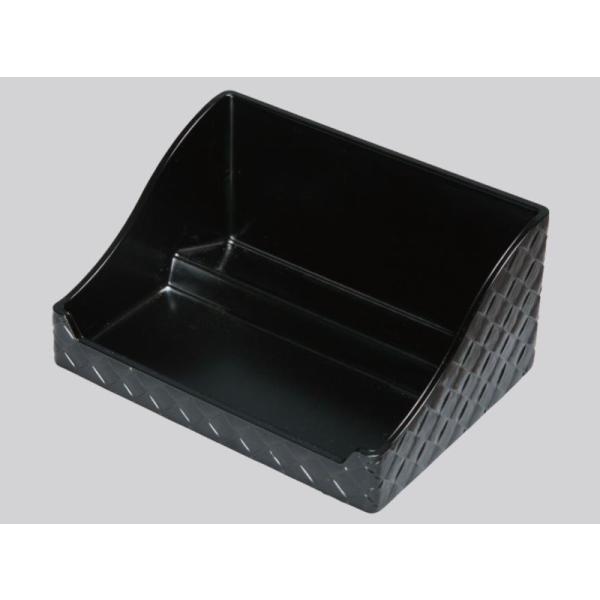 【代引不可】アメニティBOX  艶消ブラック  HG2-5-2  ホテル  客室備品