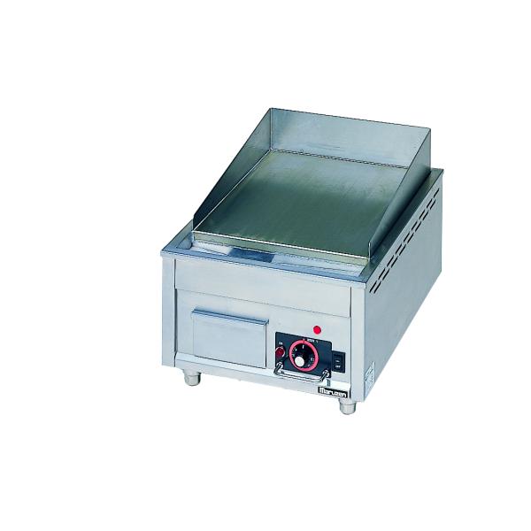【代引不可・送料無料】マルゼン 電気グリドル MEG-046 サーモスタット付 幅450×奥行600×高さ300(mm)