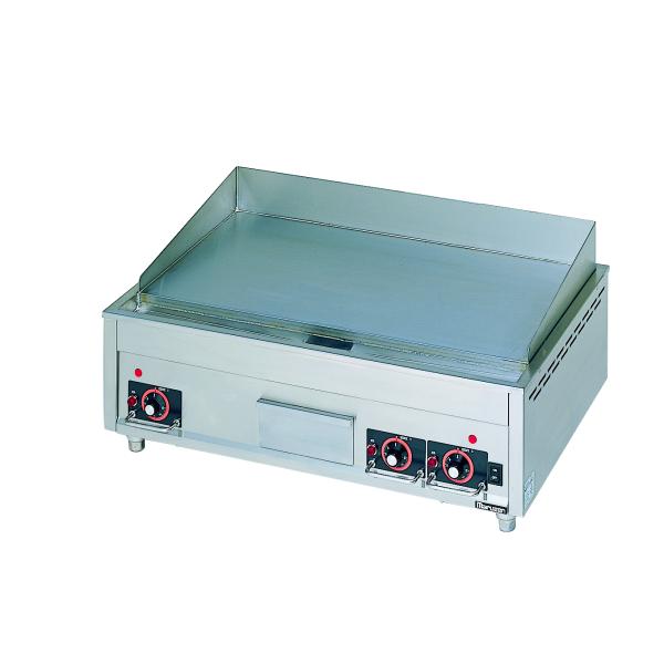 【代引不可・送料無料】マルゼン 電気グリドル MEG-096　900*600*300(mm)　サーモスタット付