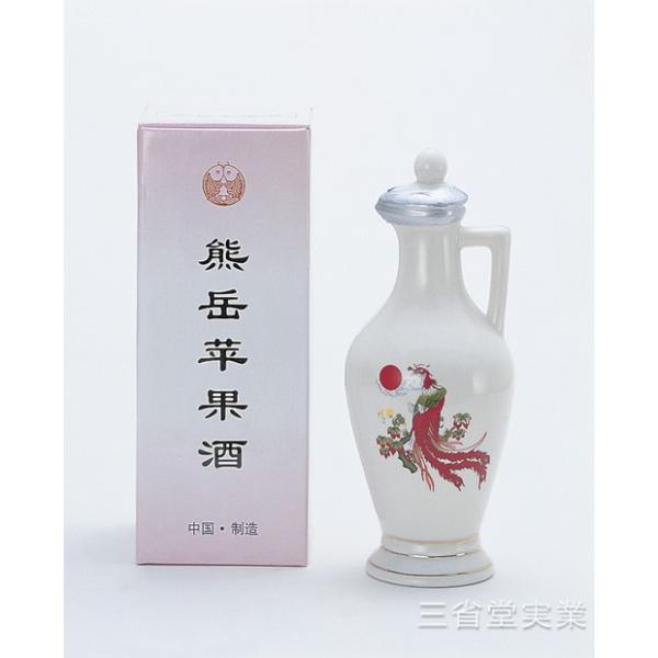 送料無料（本州限定）・代引不可 熊岳リンゴ酒 白壺 15.5度　500ml×12本