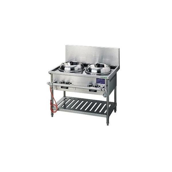 【新品・送料無料・代引不可】タニコー 中華レンジ　TGCR-A100　炒め用2口　W1000×D750×H800(mm)