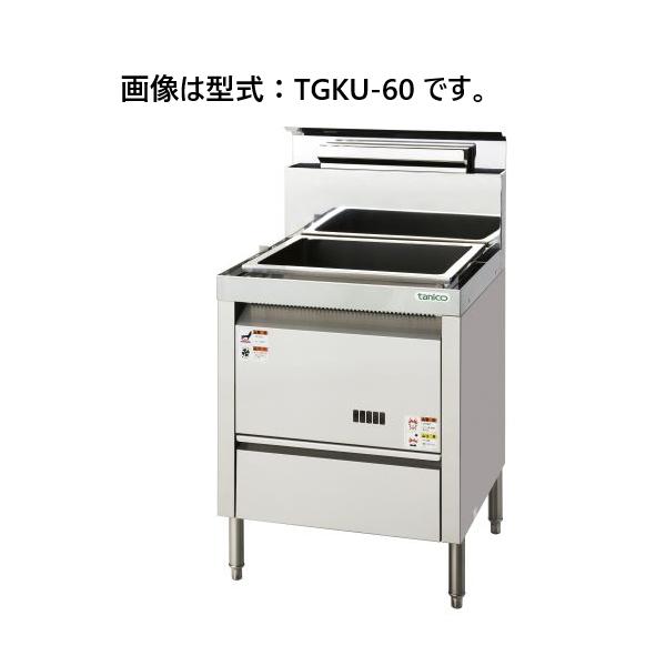 新品・送料無料・代引不可】タニコー 角型うどん釜 TGKU-45 W450×D600