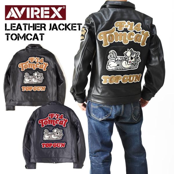 AVIREX アビレックス LEATHER JACKET TOMCAT レザー ジャケット AVIREX アビレックス LEATHER JACKET TOMCAT レザー ジャケット