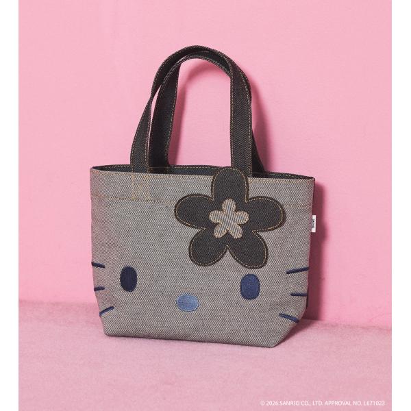 ハローキティ SOMETHING x HELLO KITTY サムシング キティ デニム ミニ