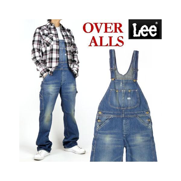 Lee リー オーバーオール OVER ALL LM4254 Lee リー メンズ オーバーオール OVER ALL ユーズドブルー