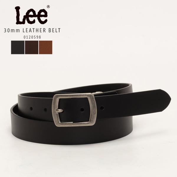 Lee（リー） ナローベルト レザーベルト ベルト メンズ レディース 本