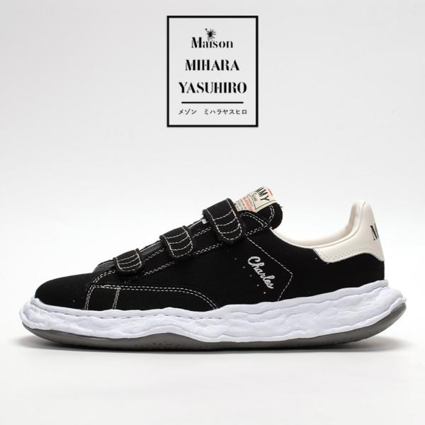MIHARA YASUHIRO charls 38 ブラック スニーカー MMY MASTERMIND WORLD x MAISON MIHARA YASUHIRO x roarguns SNEAKER