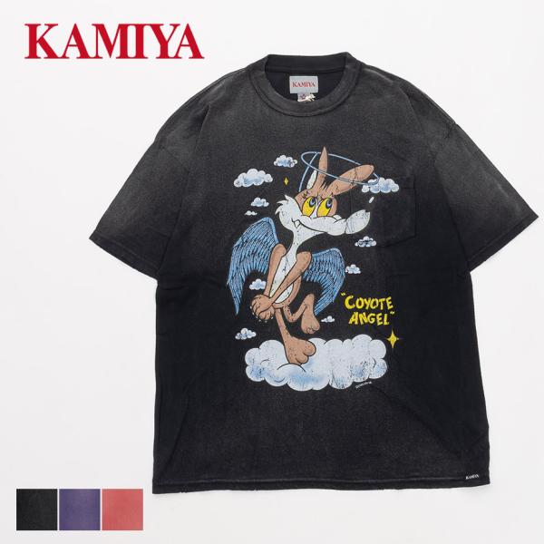 KAMIYA カミヤ tシャツ メンズ レディース 半袖 ブランド 綿100％ 胸