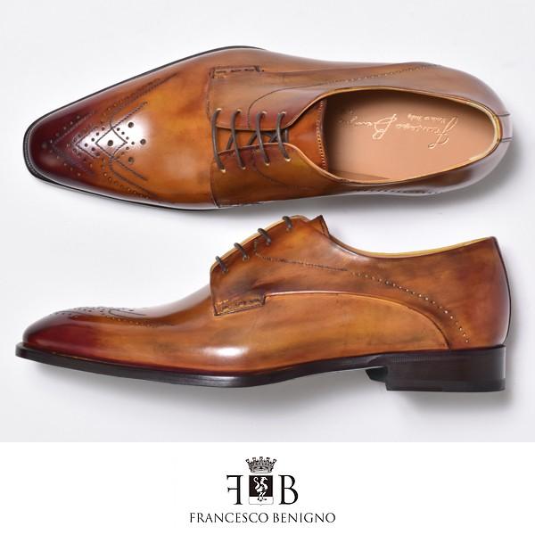 完売 Francesco Benigno フランチェスコベニーニョ ダービーシューズ ドレスシューズ シューズ 革靴 皮 メンズ 紳士靴 本革 紳士靴 イタリー靴 Supersport Tn