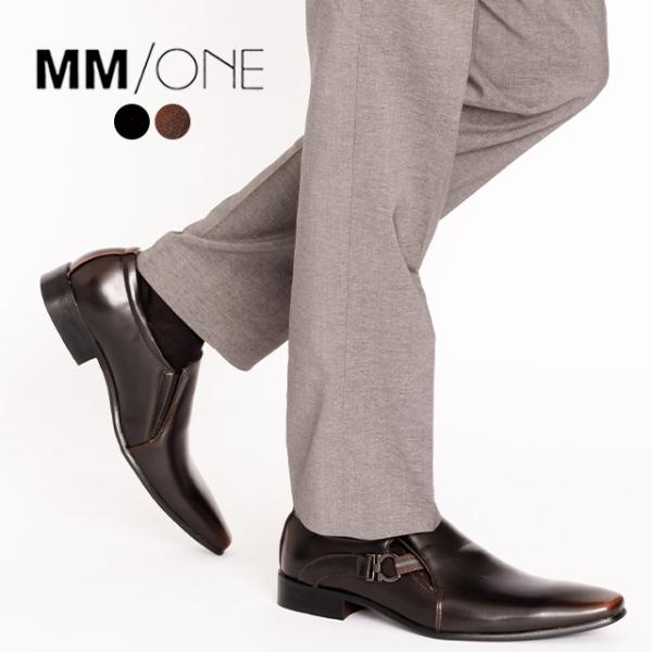 MM/ONE ビジネスシューズ メンズ スリッポン ドレスシューズ MM/ONE ビジネスシューズ メンズ スリッポン ドレスシューズ