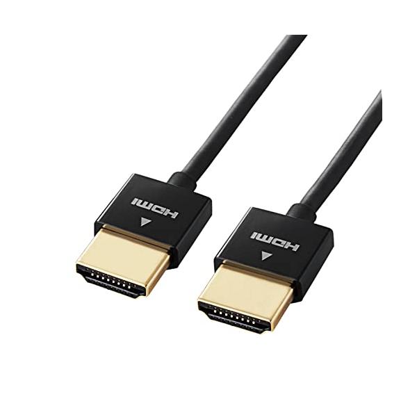 他サイト： エレコム HDMI ケーブル 極細 ハイスピード Ver1.4 1m スーパースリム 4K・2K 【HIGH SPEED with ETHERNの商品画像