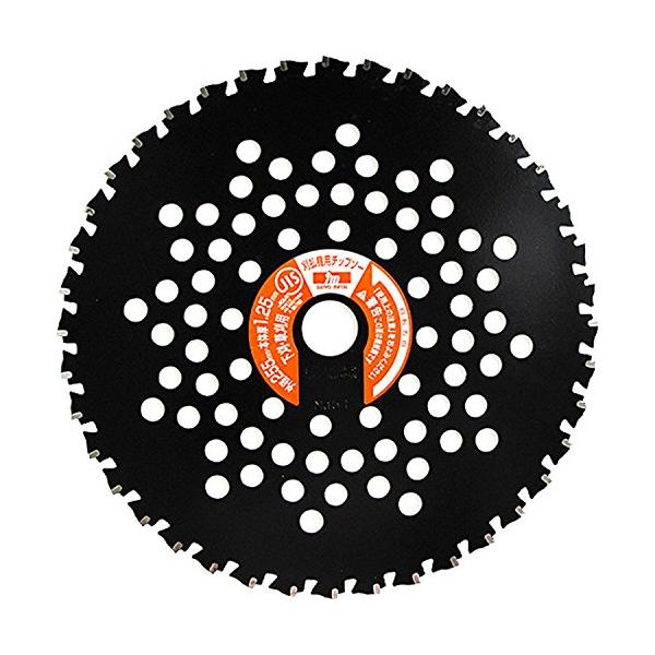 他サイト： [山善] とにかく石に強い チップソー 1枚入り 内径25.4mm 外径255mm×刃数40P 替え刃 草刈機 刈払機 石 タイル 雑草 除草の商品画像