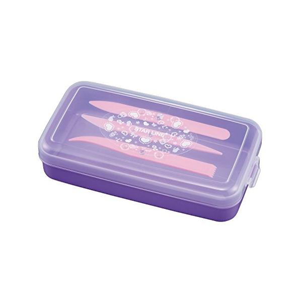 他サイト： クツワ スターライン ねんどケース パープル ST108PUの商品画像