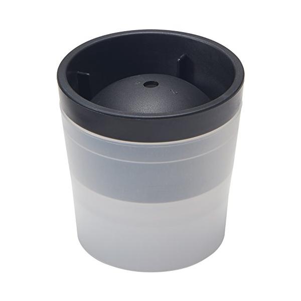 丸氷・ブラック 単品 STK-06・・Color:ブラックStyle:丸氷・本体サイズ:約直径7.5×高さ7.5cm・本体重量:約70g・素材:本体/ポリプロピレン、フタ/エラストマー・生産国:日本・耐熱温度:本体=100℃、フタ=60℃ ...