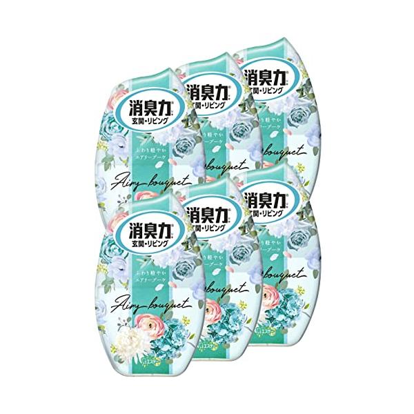 他サイト： 消臭力 [まとめ買い] 玄関 リビング 部屋用 置き型 エアリーブーケ 400mL×6個 お部屋の消臭力 部屋 寝室 消臭剤 消臭 芳香剤の商品画像