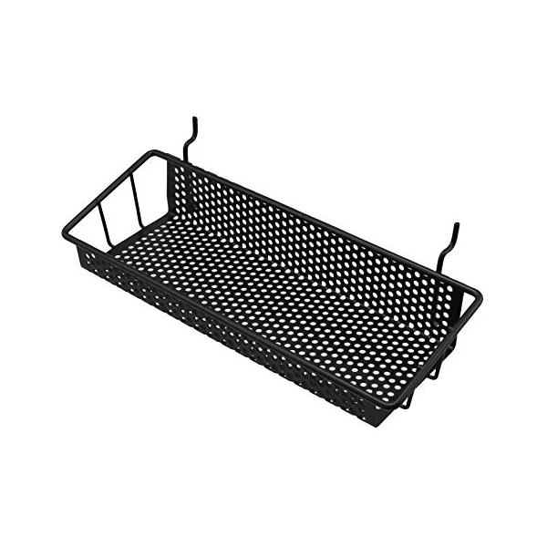 他サイト： 光 PBW-601 パンチングボード用カゴ棚黒 （00869928-001）の商品画像