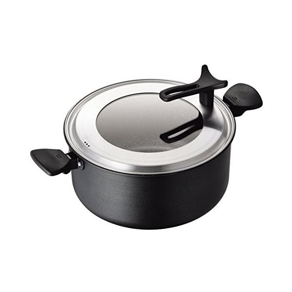 新品未使用　kela Flavoria 両手鍋 28cm 蓋付き 貝印 KAI 軽い 軽量 両手鍋 28cm ガス火 IH対応 蓋付き PFOA PFOS