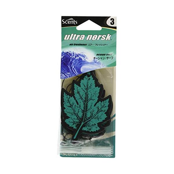 他サイト： ホルツ 車用 芳香剤 SCENTS センツ ウルトラノスク オーシャンサーフ 3枚入 Holts NOR18-3P-80J 吊り下げ型 (旧 Mの商品画像