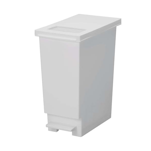 他サイト： 新輝合成 トンボ スウィッシュ ゴミ箱 30リットル 蓋を開けずにごみを捨てられる プッシュタイプ ペダル式 ホワイトグレー ふた付き 幅23.の商品画像