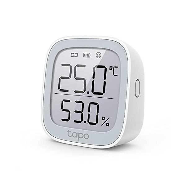 他サイト： TP-Link Tapo スマートホーム コンパクト 電子ペーパー 大型画面 温湿度計 温度計 湿度計 スイス 高精度 温度 湿度 アラーム Tの商品画像