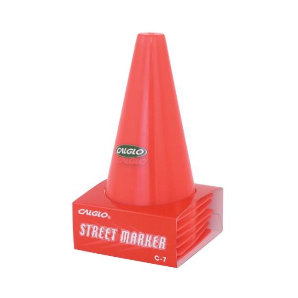 ・  C-7・6個組・材質/合成樹脂・サッカー・フットサル用・マルチタイプ・カラーオレンジ